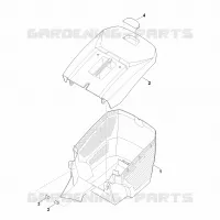 E   Bac de ramassage pour Stihl RM 448.1 VC