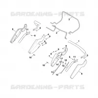 A   Guidon part haut pour Stihl RM 545.0 T