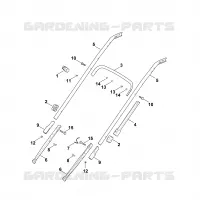 B   Guidon inférieur pour Stihl RM 545.0 T