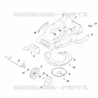 D   Carter, Axe pour Stihl RM 545.0 T