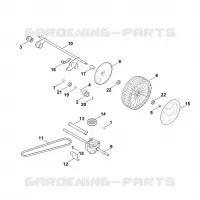 E   Axe, Transmission pour Stihl RM 545.0 T