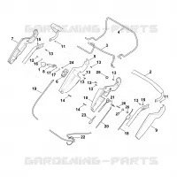 A   Guidon part haut pour Stihl RM 545.0 VE