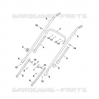 B   Guidon inférieur pour Stihl RM 545.0 VE
