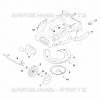 D   Carter, Axe pour Stihl RM 545.0 VE