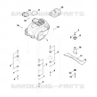 F   Moteur, lame pour Stihl RM 545.0 VE