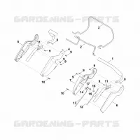 A   Guidon part haut pour Stihl RM 545.1 T