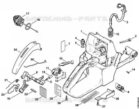 Carter de réservoir pour Stihl MS 440