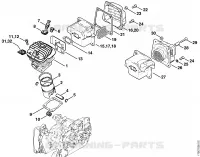 Cylindre pour Stihl MS 440