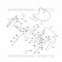 A   Guidon part haut pour Stihl RM 545.1 VM