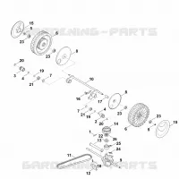 E   Axe, Transmission pour Stihl RM 545.1 VM