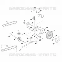 E   Axe, Transmission pour Stihl RM 650.0 T