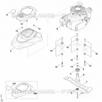 F   Moteur, lame pour Stihl RM 650.0 V