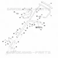 B   Guidon inférieur pour Stihl RM 650.0 VE