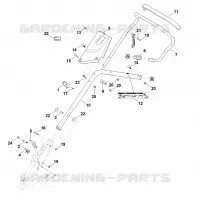 B   Guidon inférieur pour Stihl RM 650.0 VS