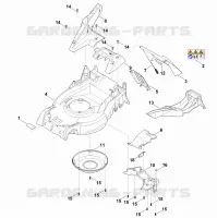 C   Carter pour Stihl RM 650.1 VE