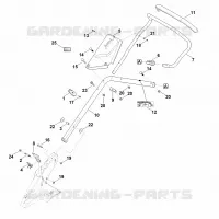 B   Guidon inférieur pour Stihl RM 655.0 V