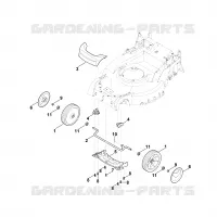 D   Axe avant, cache pour Stihl RM 655.0 V
