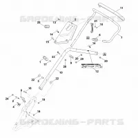 B   Guidon inférieur pour Stihl RM 655.0 VS