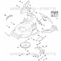 C   Carter pour Stihl RM 655.0 VS