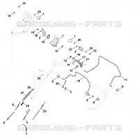 A   Guidon part haut pour Stihl RM 655.0 YS
