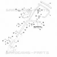 B   Guidon inférieur pour Stihl RM 655.0 YS