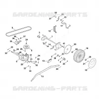 E   Axe, Transmission pour Stihl RM 655.0 YS