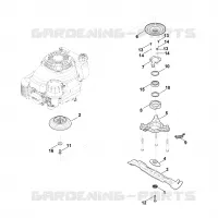 G   Lame, Embrayage de lame pour Stihl RM 655.0 YS