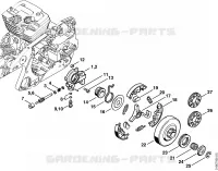 Pompe à huile, Embrayage pour Stihl MS 441