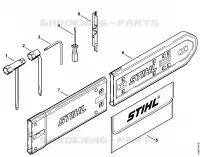 Outils, Accessoires optionnels pour Stihl MS 441 C-M