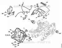 Capot, Carter pour Stihl MS 441 C-M W