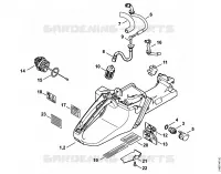Carter de réservoir pour Stihl MS 441 C-M W