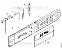 Outils, Accessoires optionnels pour Stihl MS 441 C-M W