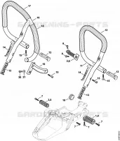Système AV, Poignée tubulaire pour Stihl MS 441 C-M W
