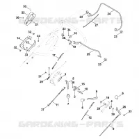 A   Guidon part haut pour Stihl RM 756.0 GC