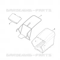 H   Bac de ramassage pour Stihl RM 756.0 GC
