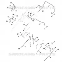 A   Guidon part haut pour Stihl RM 756.0 GS