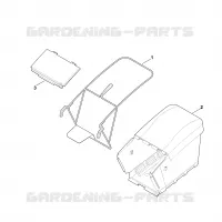 H   Bac de ramassage pour Stihl RM 756.0 GS