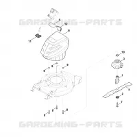 E   Moteur, lame pour Stihl RMA 2.1 RT