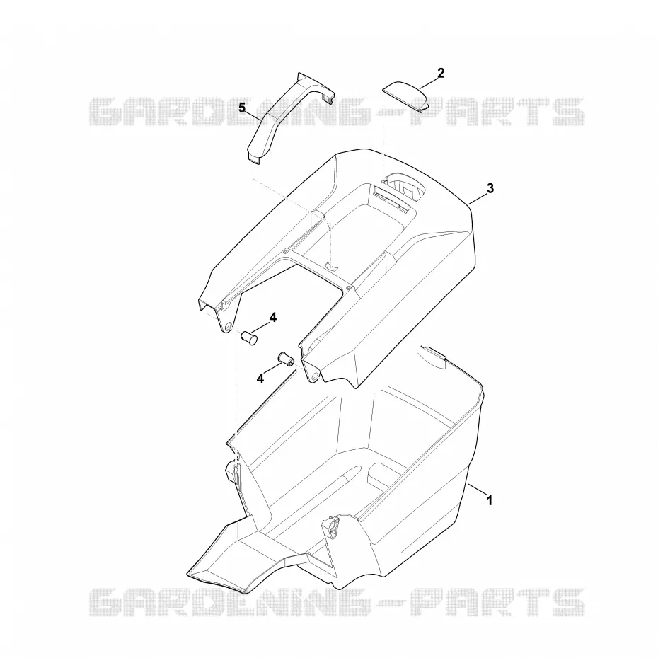 F - Bac de ramassage Stihl Tondeuses Tondeuses Tondeuses à batteries RMA 235.0  RMA 235.0