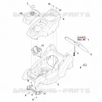 B   Carter pour Stihl RMA 239.1 C