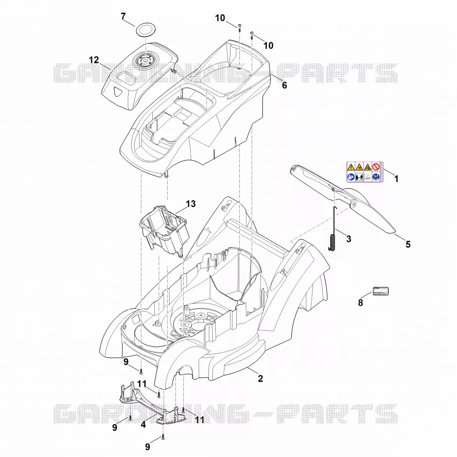 B - Carter Stihl Tondeuses Tondeuses Tondeuses à batteries RMA 239.1 C  RMA 239.1 C
