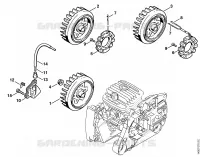 Dispositif d'allumage pour Stihl MS 460