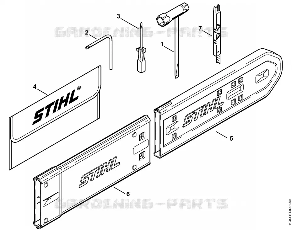 Outils, Accessoires optionnels Stihl Tronçonneuses Tronçonneuses Tronçonneuses thermiques MS MS 460  MS 460