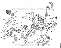 Carter de réservoir pour Stihl MS 460-W