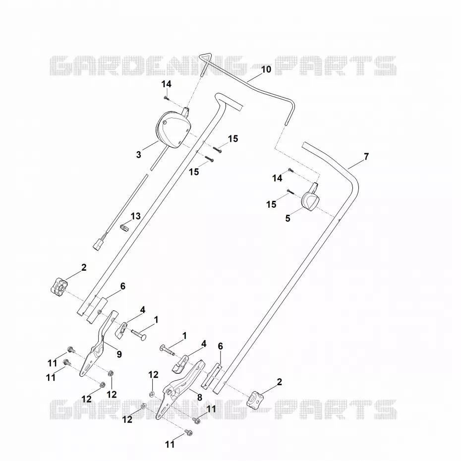 A - Guidon Stihl Tondeuses Tondeuses Tondeuses à batteries RMA 248.0  RMA 248.0