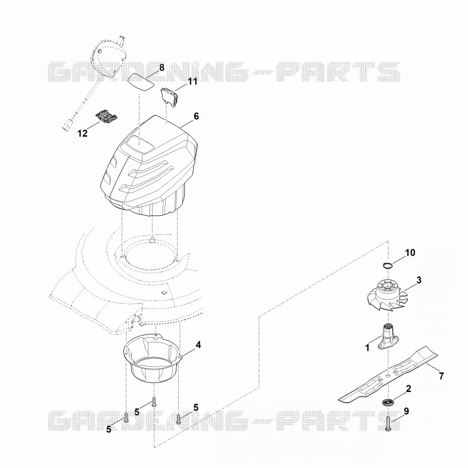 D - Moteur, lame Stihl Tondeuses Tondeuses Tondeuses à batteries RMA 248.0  RMA 248.0