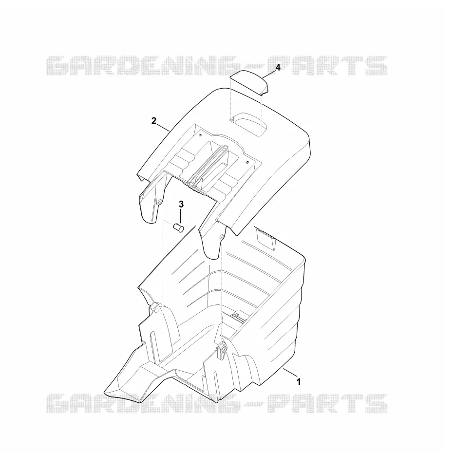 F - Bac de ramassage Stihl Tondeuses Tondeuses Tondeuses à batteries RMA 339.0 C  RMA 339.0 C