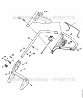 Guidon pour Stihl RMA 410 C