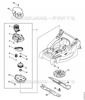 Moteur électrique, Couteau pour Stihl RMA 410 C