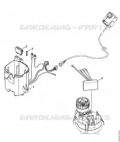 Support de batterie, module électronique pour Stihl RMA 410 C